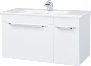 Тумба под раковину Bellezza Альдо 100см белый 00000007007